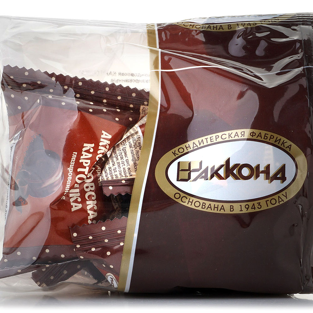 Конфеты Акконд Аккондовская картошка 300г глазированная купить за 199 ...
