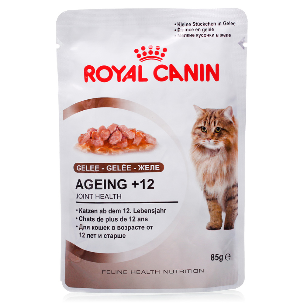 Ageing 12 royal. Royal Canin ageing +12. Роял Канин желе. Роял Канин для кошек желе. Роял Канин желе для котят.