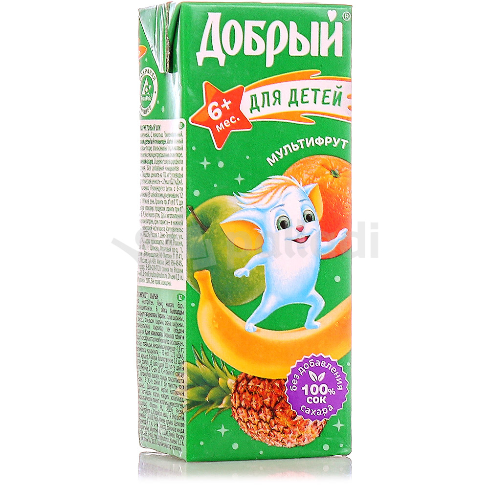 Сок Добрый 0,2л Мультифрут для детей 1/27 купить за 33 руб. с доставкой ...