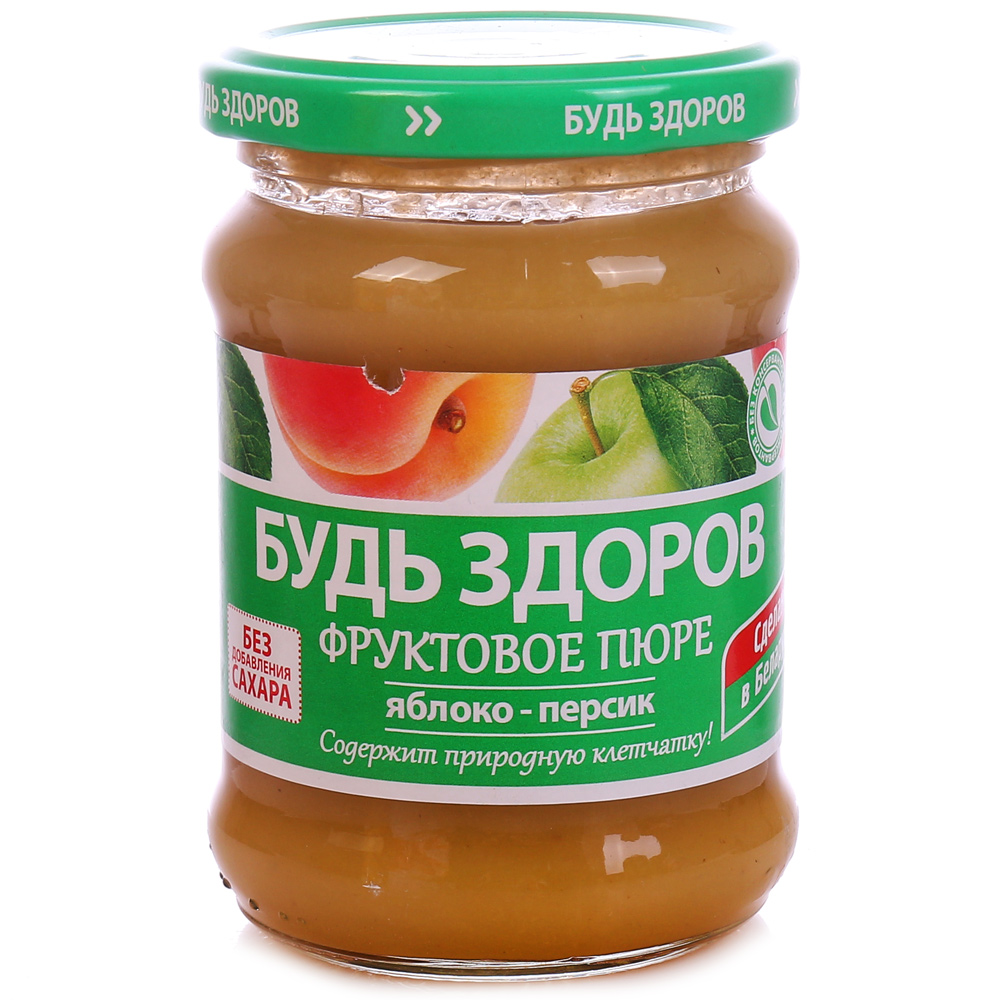 Пюре АВС 240г яблочно-персиковое без сахара купить за 73 руб. с ...