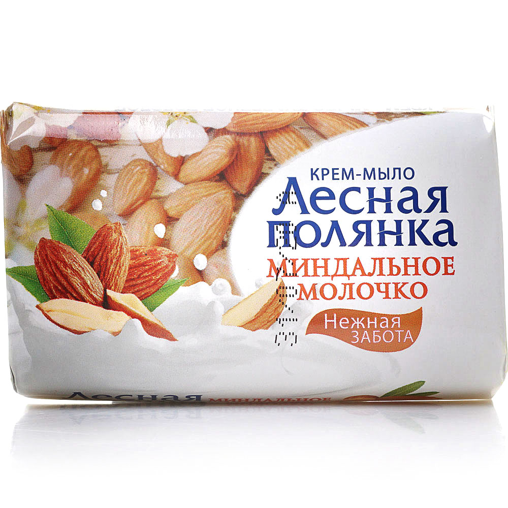 Мыло туалетное Лесная полянка Миндальное молочко 90г купить за 62 руб ...