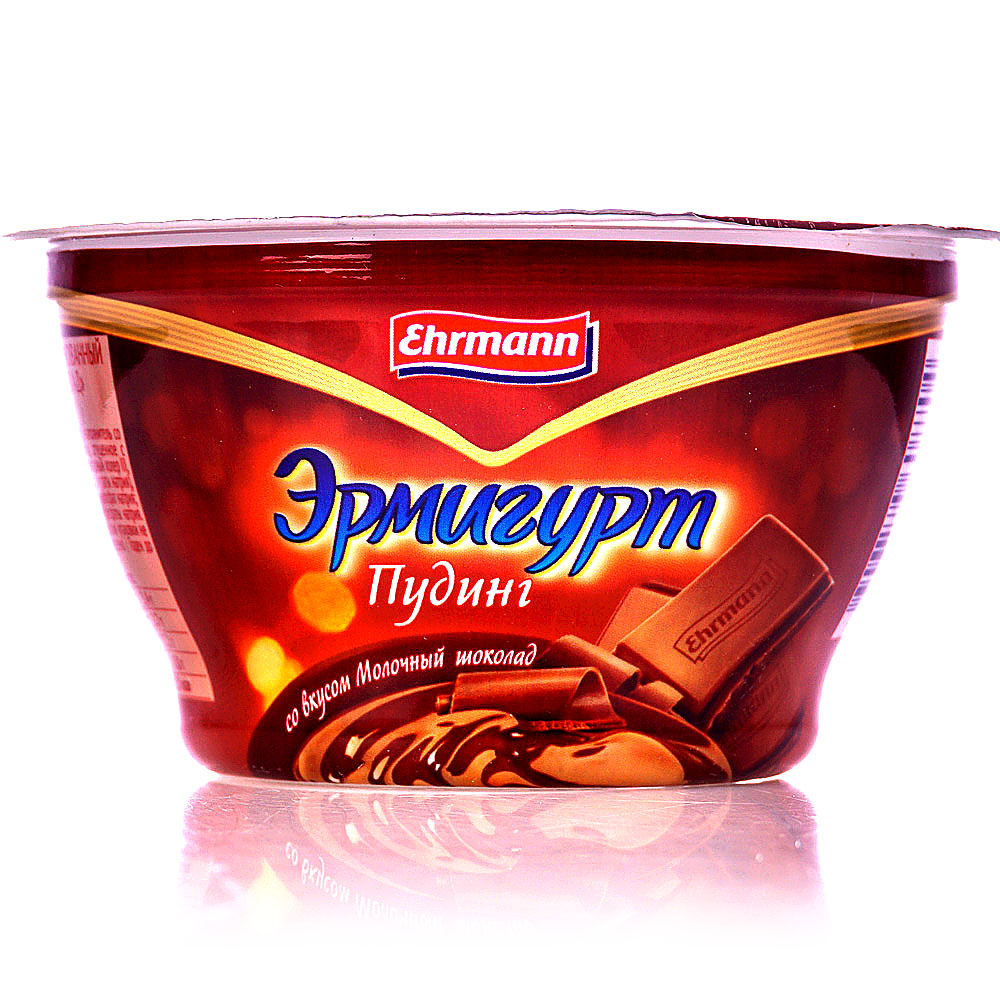 Пудинг Эрмигурт 3,4% 140г со вкусом молочный шоколад купить за 50 руб. с  доставкой на дом в интернет-магазине «Palladi» в Южно-Сахалинске