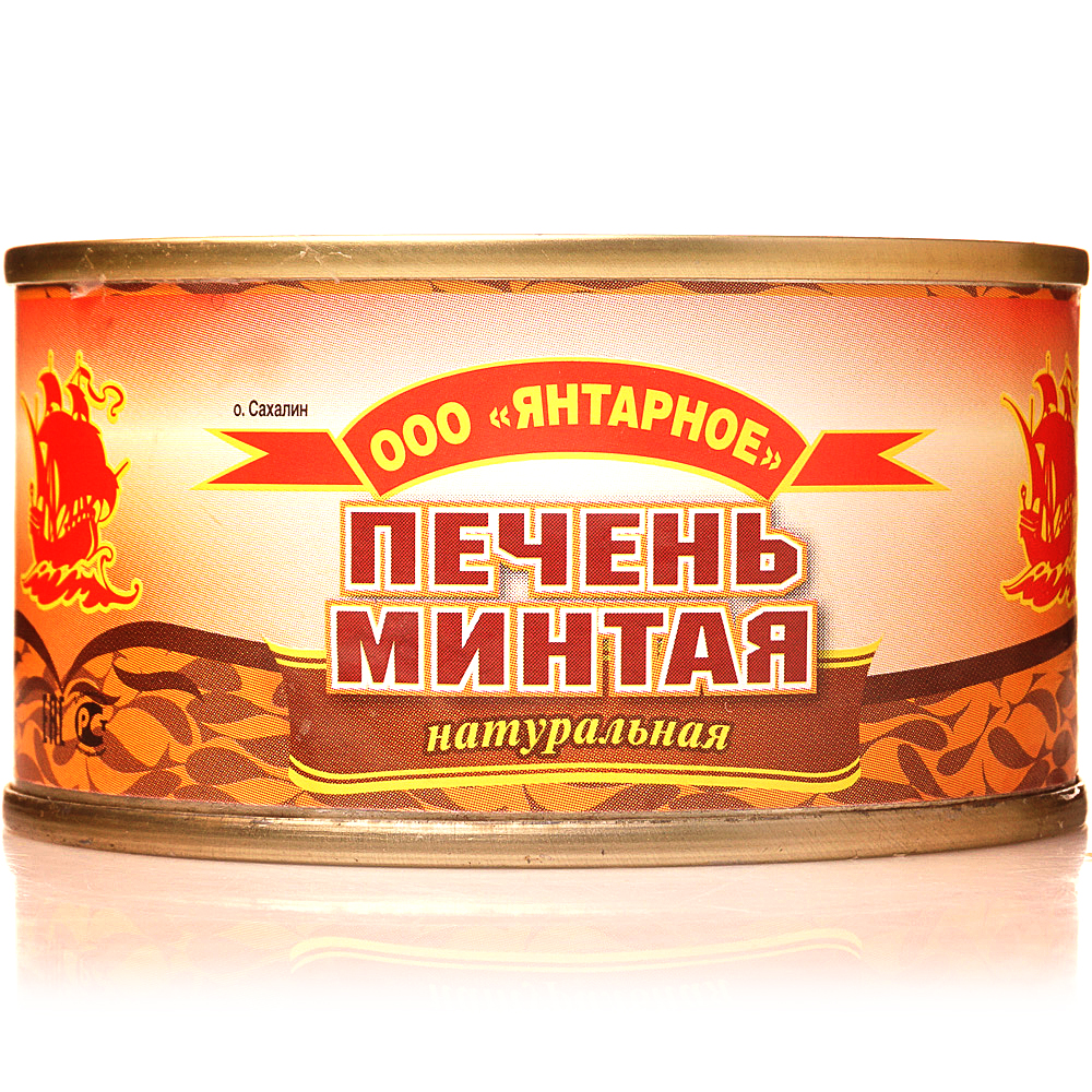 Печень минтая 120г натуральная Янтарное купить за 142 руб. с доставкой ...