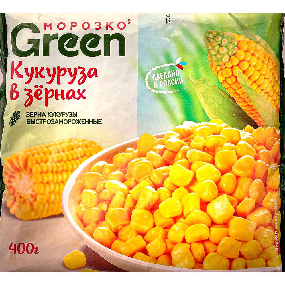 Морозко Green Кукуруза в зёрнах 400г купить за 250 руб. с доставкой на ...