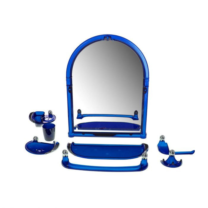 Комплект для ванны с зеркалом. Набор для ванной Berossi Вива Классик 10208 голубой. Набор для ванной Вива Шарм зеркало+5пр 101263. Набор для ванной "Вива Классик" (синий). Набор для ванной Белпласт арт 16.