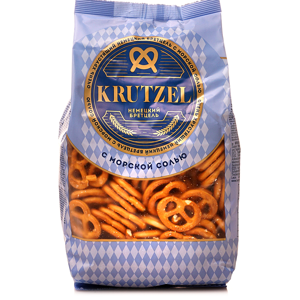 Крендельки Krutzel бретцель с солью 250г