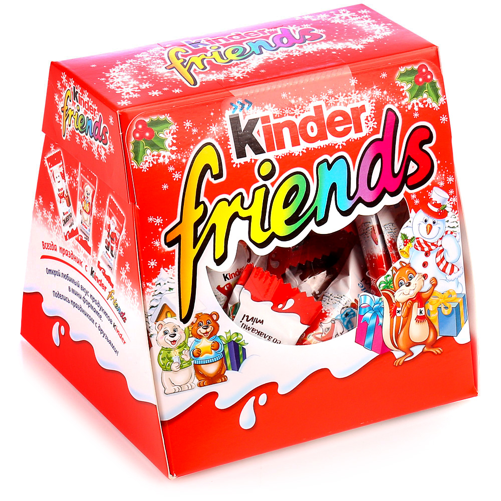 Kinder friends. Киндер френдс. Набор Киндер френдс. Новогодние подарки Киндер френдс. Набор конфет kinder friends новогодний 200 г.