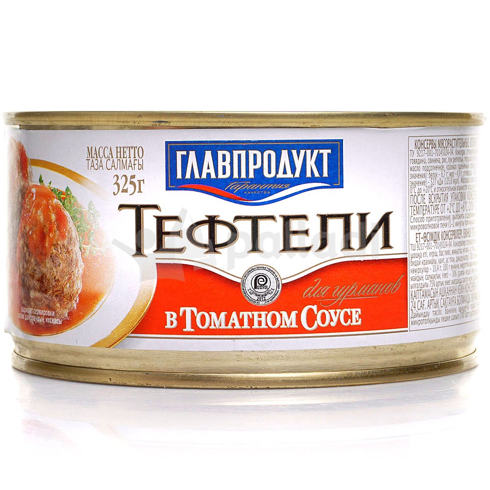 Главпродукт Тефтели в томатном соусе 325г