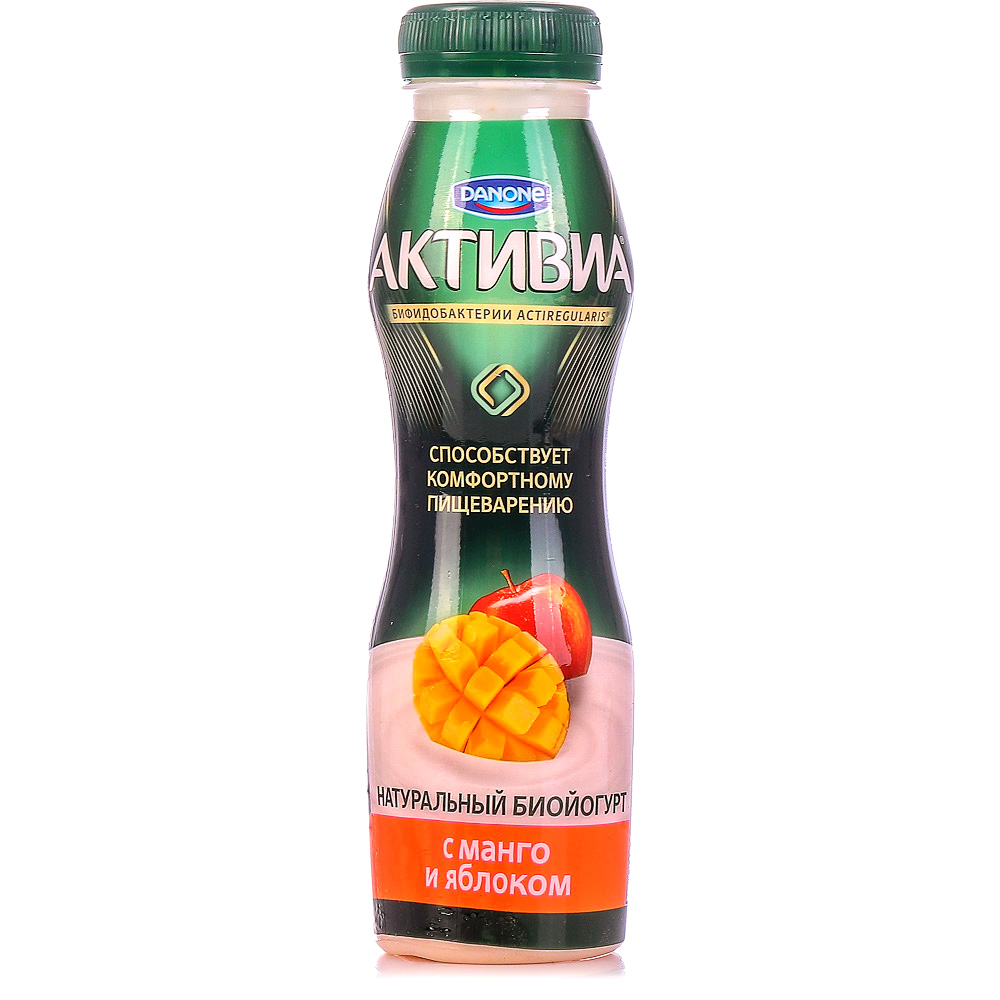 Активиа 290г биойогурт манго и яблоко Danone купить за 194 руб. с ...