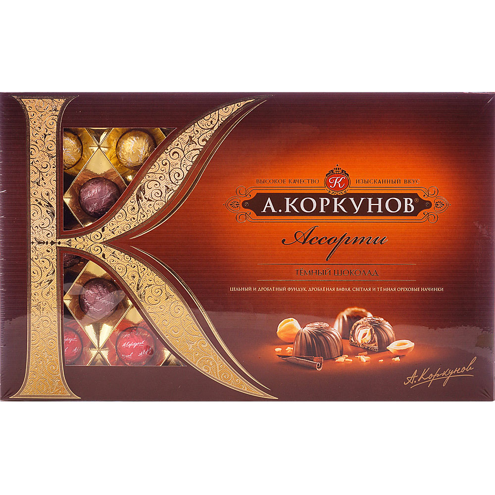 Коркунов конфеты pure choco collec 131г фото