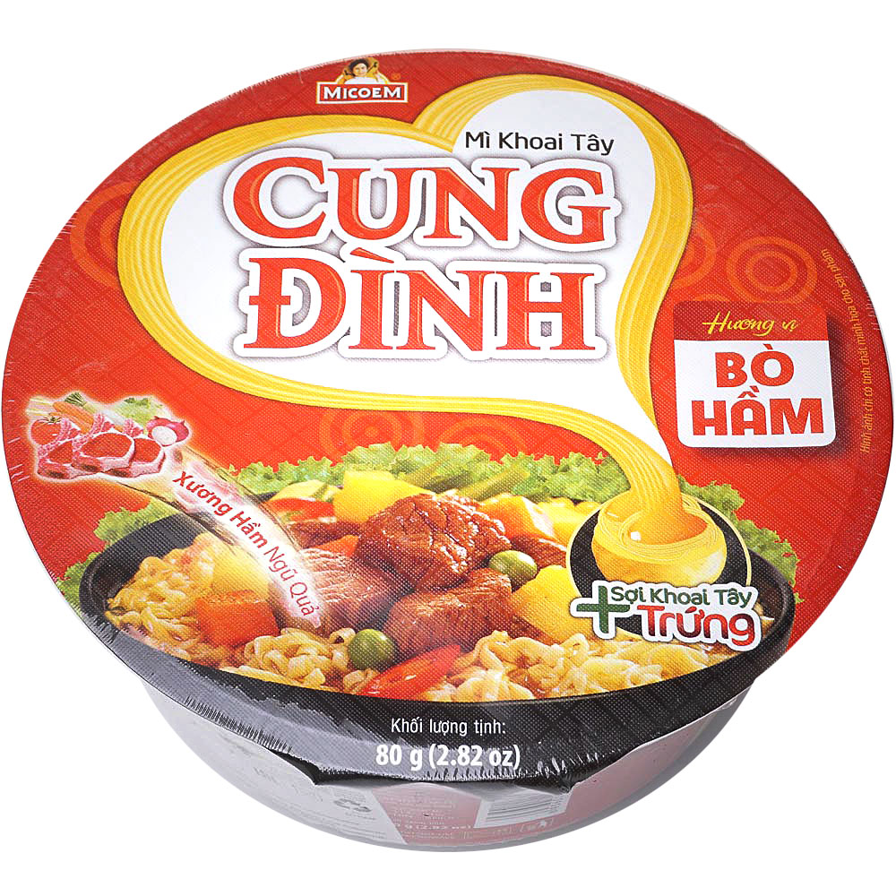 Лапша CUNG DINH 80г со вкусом говядины купить за 67 руб. с доставкой на ...