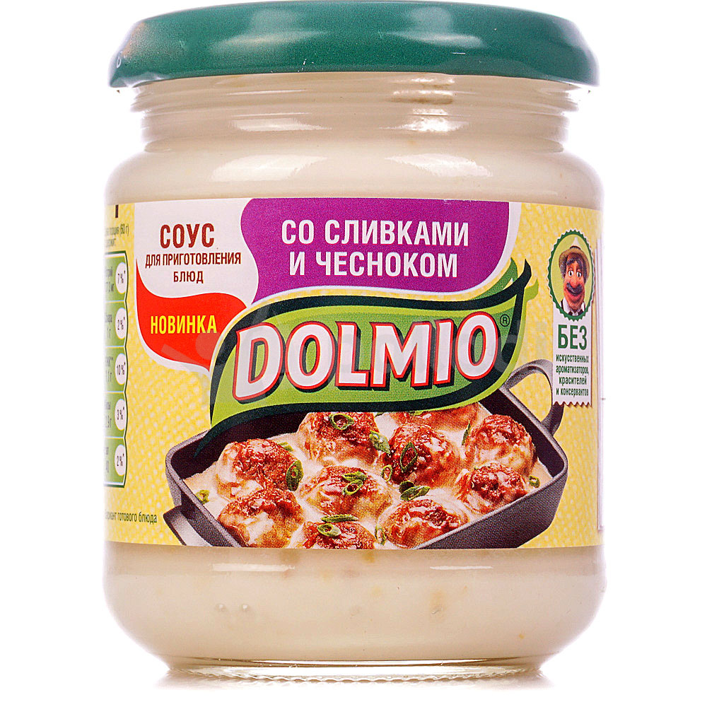 Соус Dolmio 200г со сливками и чесноком