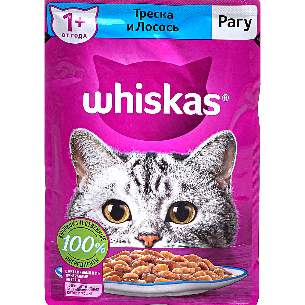 Whiskas рагу с форелью