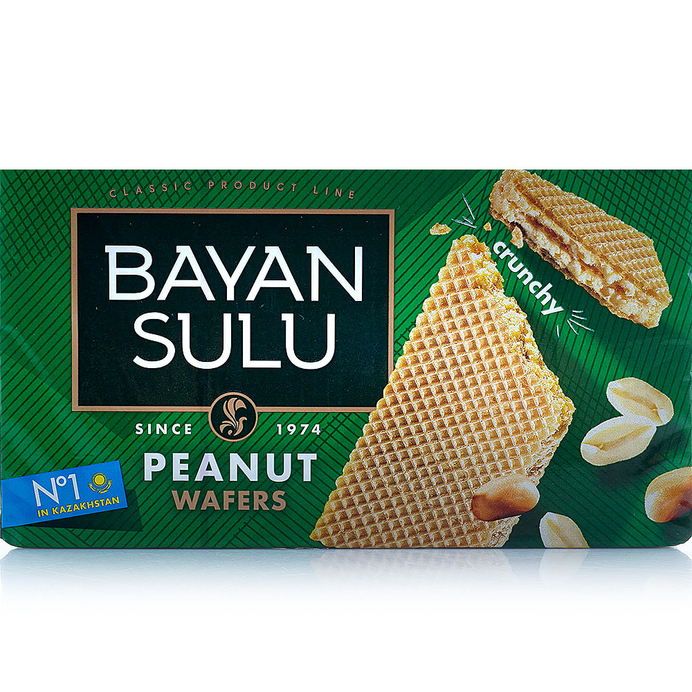 Вафли Bayan Sulu Peanut 210г купить за 124 руб. с доставкой на дом в ...