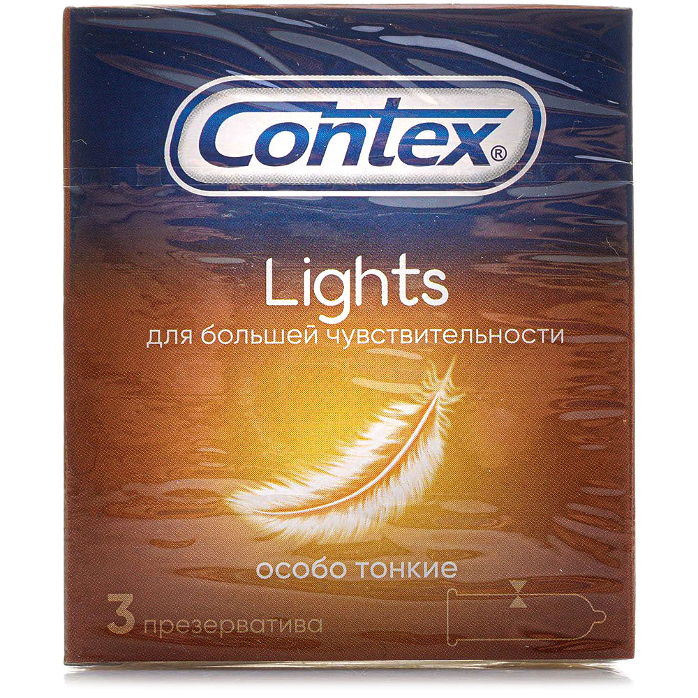 Презервативы CONTEX Lights особо тонкие (3шт) купить за 347 руб. с ...
