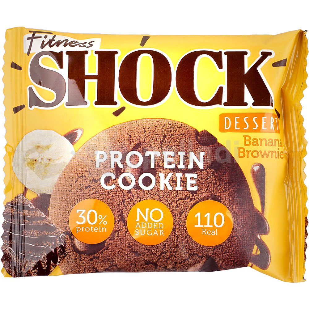 Печенье Fitnes SHOCK 35г шоколад и банан