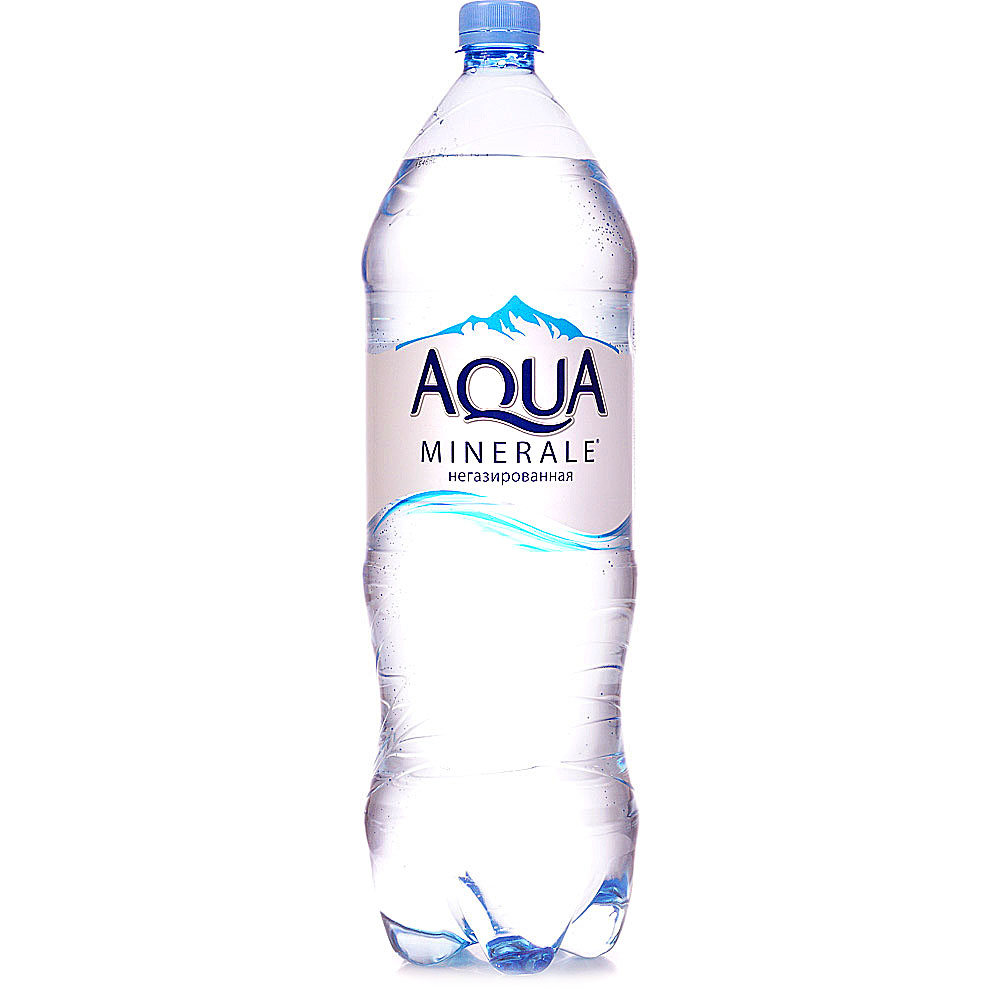 Aqua water. Аква Минерале негазированная 2л. Минеральная вода 