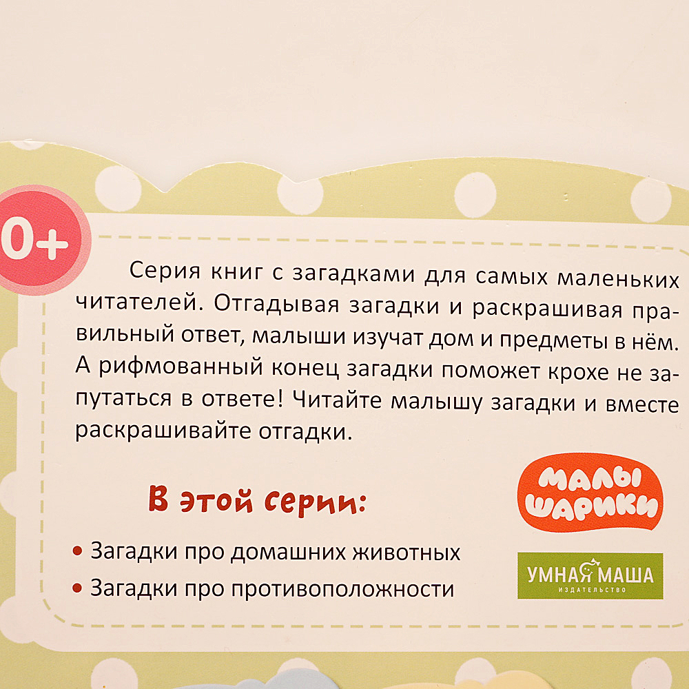 Умная раскраска для малышей Загадки про дом РУМ 1810 Эгмонт купить за 68  руб. с доставкой на дом в интернет-магазине «Palladi» в Южно-Сахалинске