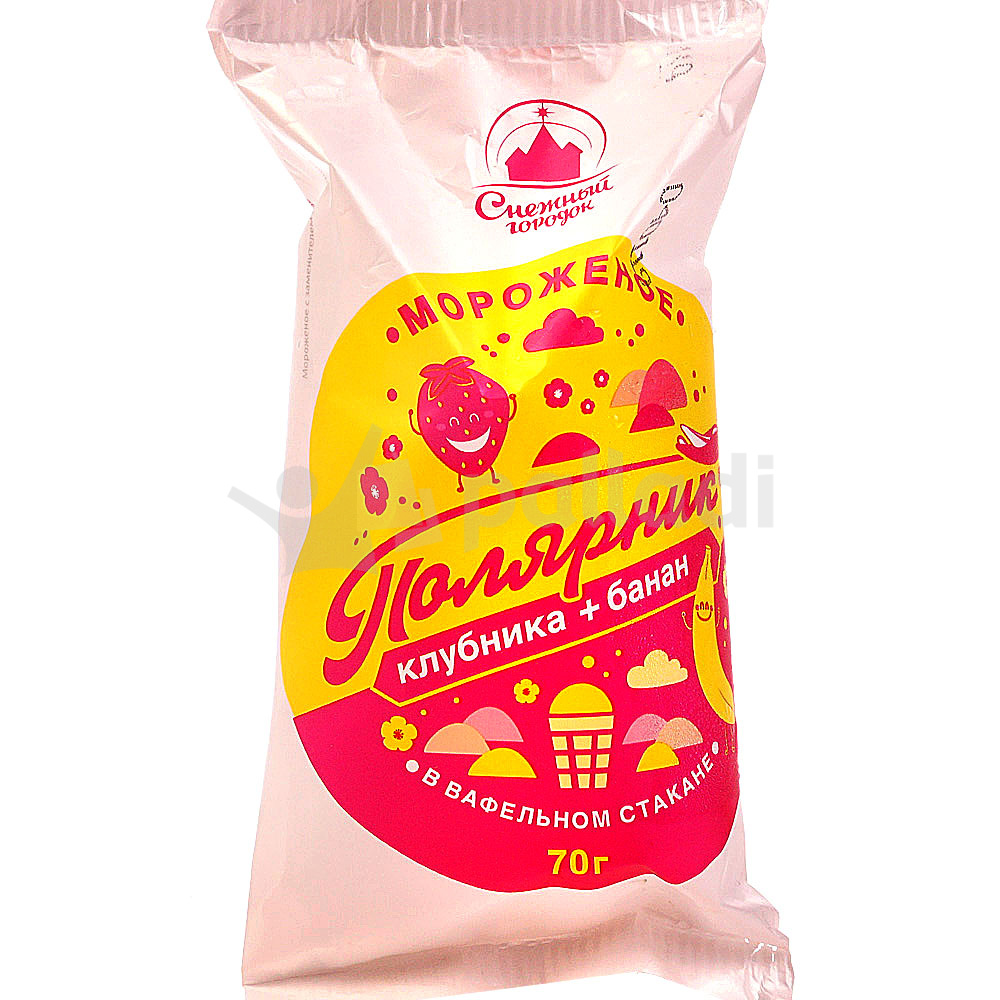 Мороженое Полярник 70г клубника+банан купить за 28 руб. с доставкой на ...