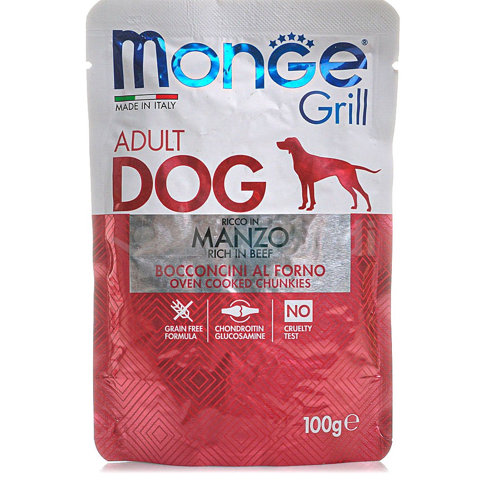 Monge для собак. Корм для собак Monge Dog Grill Pouch говядина пауч 100г. Monge Dog Grill говядина 100 г. Monge Dog Grill пауч д/собак с говядиной, 100 гр. Monge Dog Fresh корм для собак 100г говядина ветеринарн..