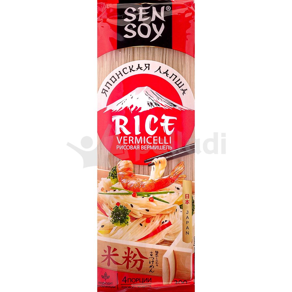 Sen Soy лапша рисовая Rice Vermicelli 300 г