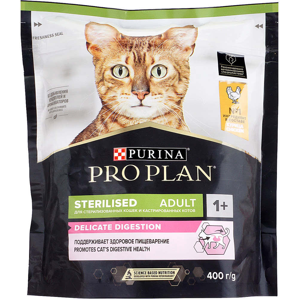 Корм Purina Pro Plan 400г для взрослых стерилизованных кошек и ...
