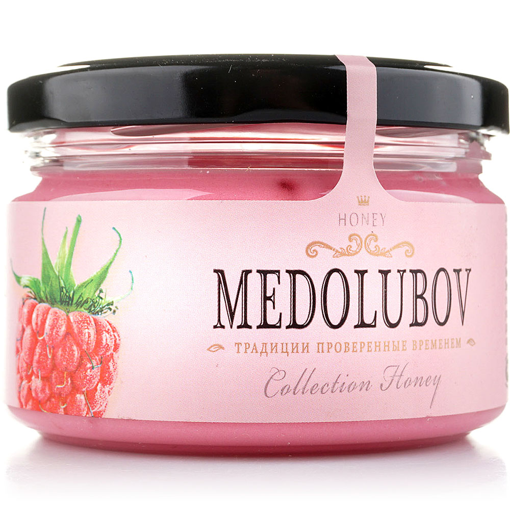 Мед суфле Medolubov 250г с малиной купить за 342 руб. с доставкой на ...