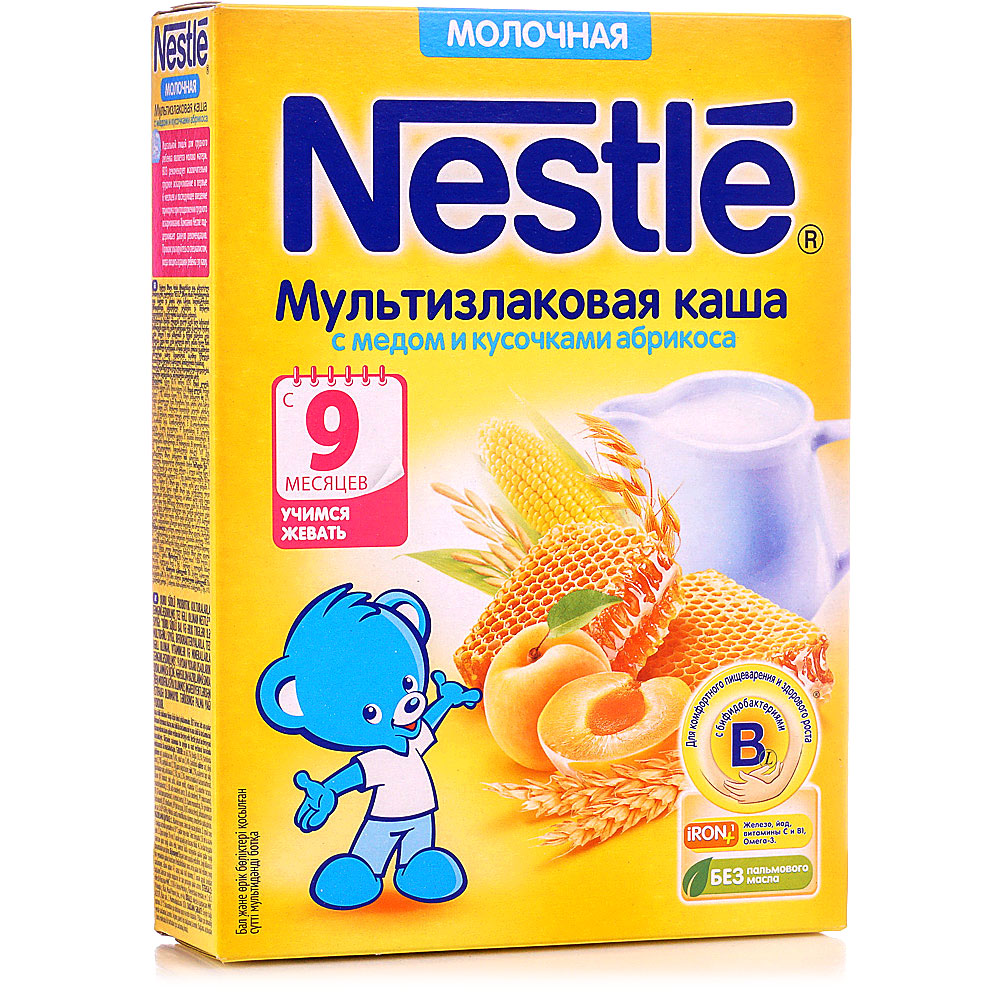 Nestle каша молочная рисовая с морковью и абрикосом