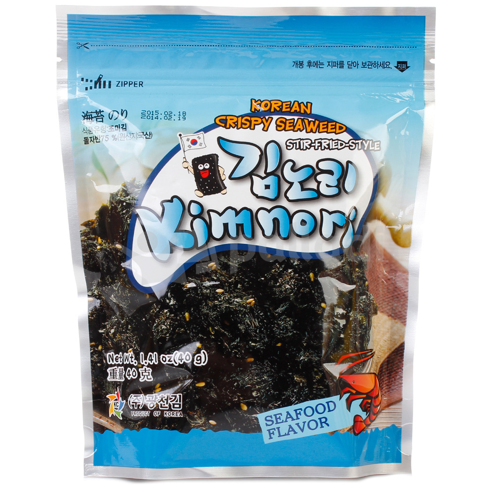 Морские водоросли сушеные 40г вкус морепродуктов купить за 206 руб. с ...