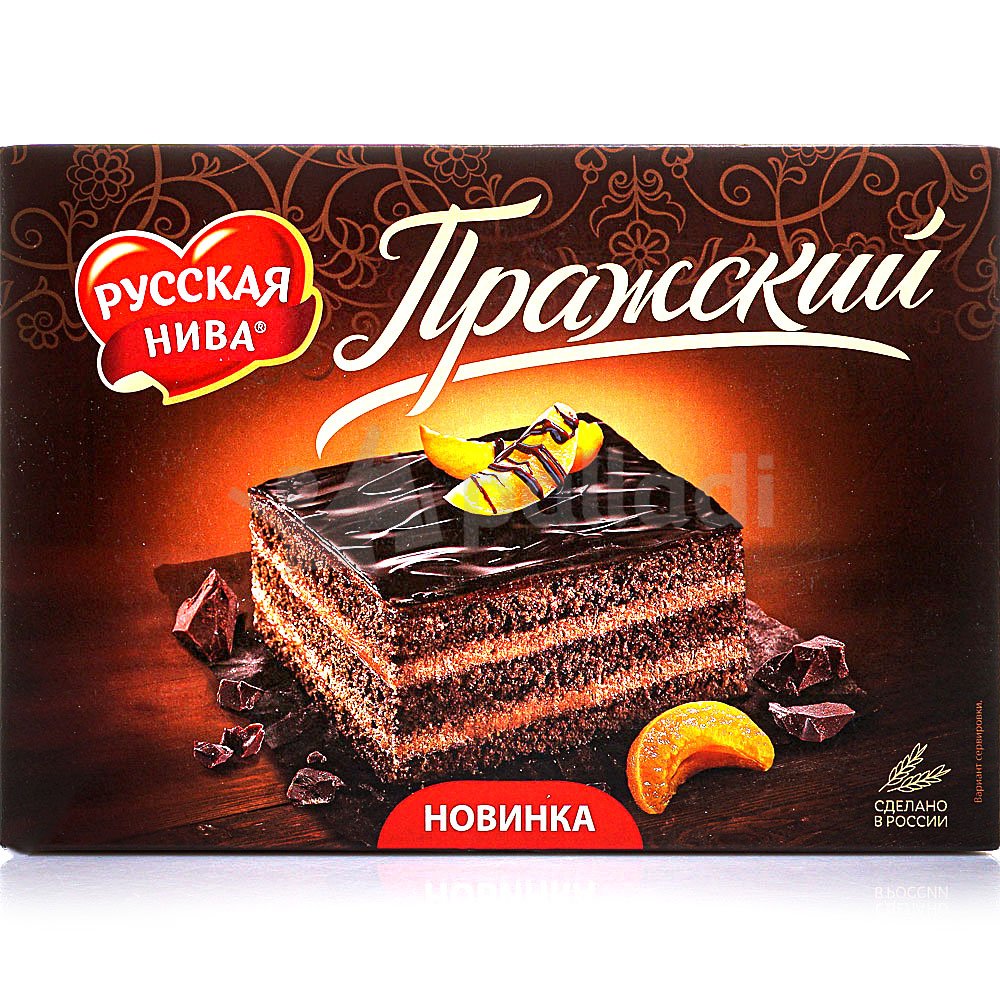 Торт Пражский 400г русская Нива