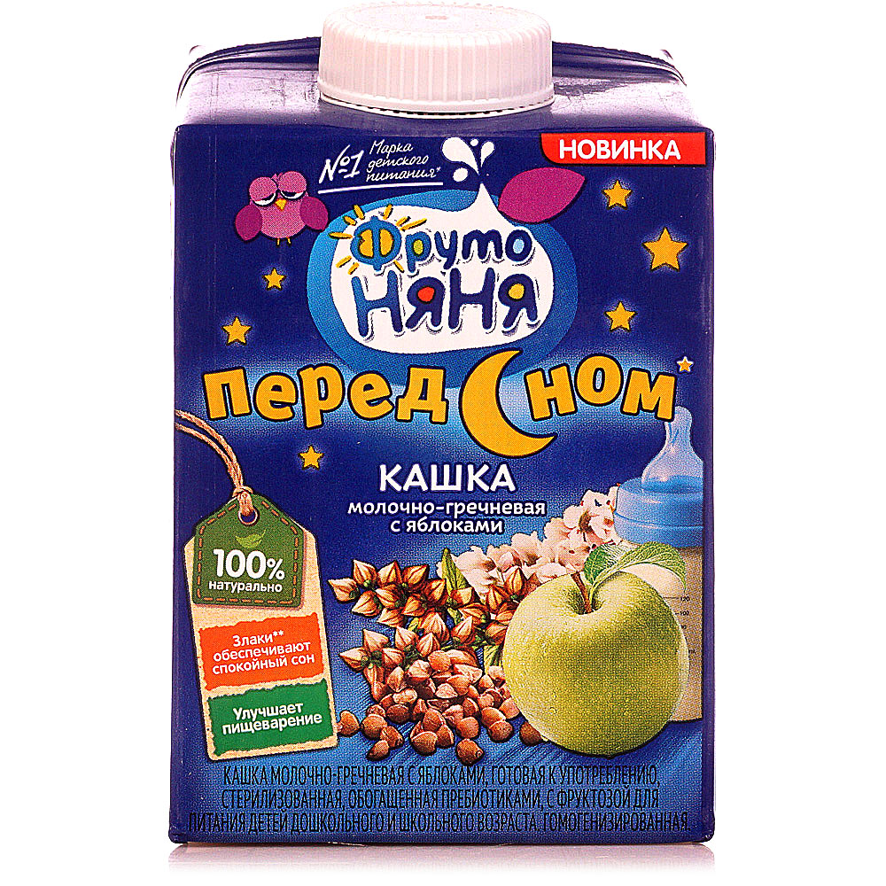 Фрутоняня каша 250г гречкаяблоко