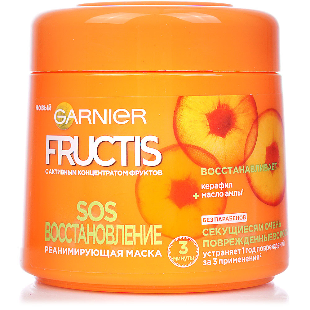 Garnier fructis sos восстановление для секущихся и поврежденных волос маска