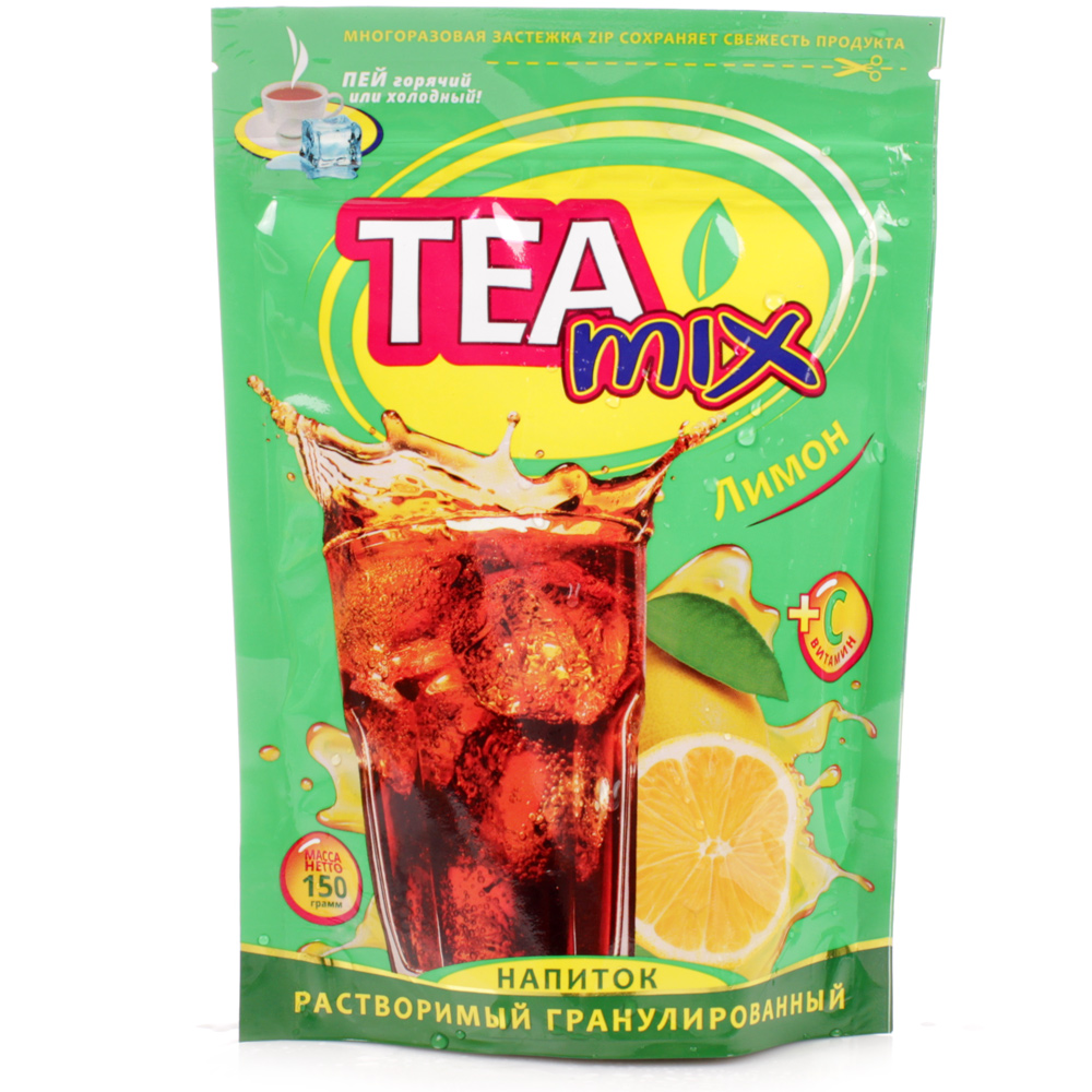 Чай напиток продукт. Tea Mix растворимый. Теа напиток. Tea Mix растворимый чай. Напиток чайный гранула Teamix лимон черный zip 200x12.