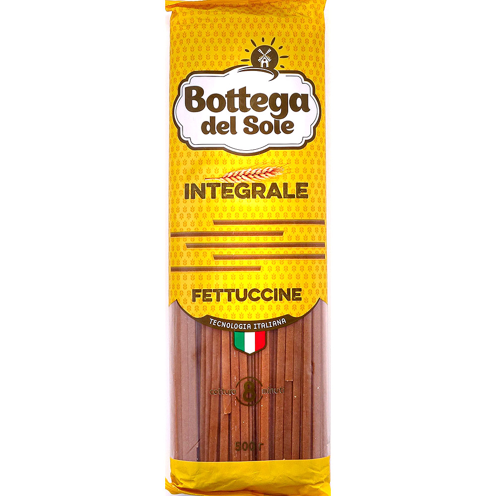 Макаронные изделия Bottega del Sole 500г фетучини цельнозерновые купить ...