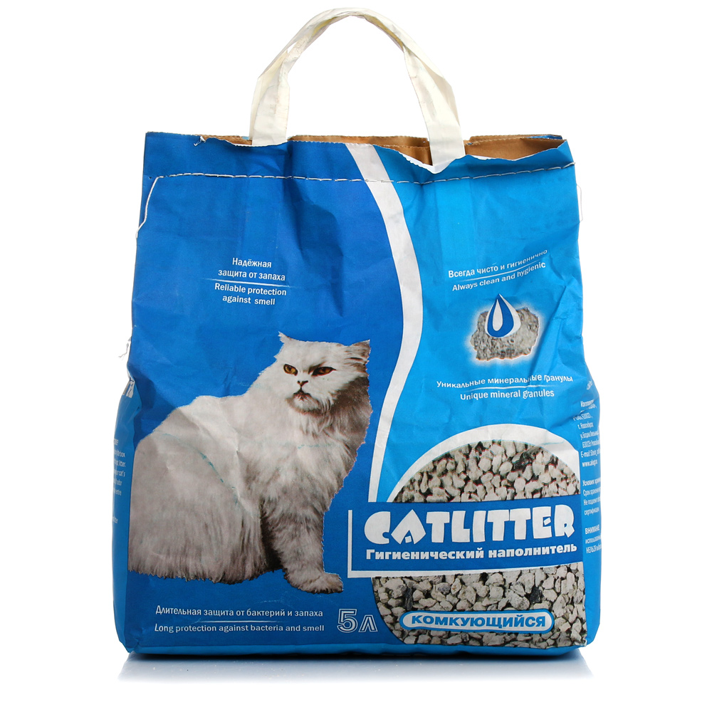 Наполнитель для кошачьего туалета комкующийся cat litter