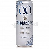Пиво Хугарден безалкогольное нефильтрованное 0,33 ж/б пшеничный