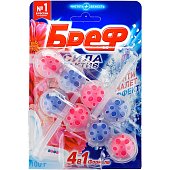 Средство чистящее для унитаза Bref Сила Актив Цветочная Свежесть 2*50г