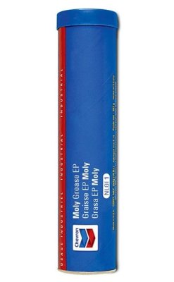 Смазка пластичная на основе литиевого мыла CHEVRON MOLY GREASE EP NLGI 1 397гр (серая)