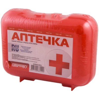 Аптечка автомобильная  SKYWAY в дорогу
          Артикул: S06601001