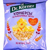 Чипсы кукурузные Dr. Korner 50г нежный сыр