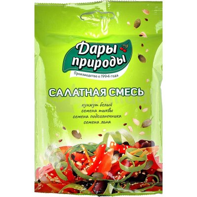 Дары природы 150г Смесь салатная с кунжутом