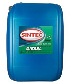 Масло моторное 15W40 CF-4/SJ SINTEC DIESEL 20л минеральное
          Артикул: 122421