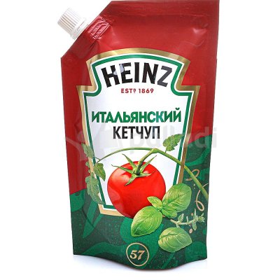 Кетчуп Heinz 350г итальянский дой/пак 