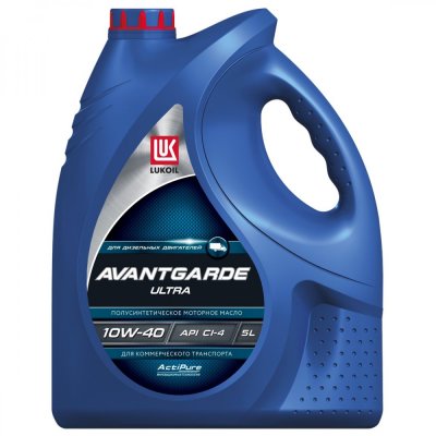 Масло моторное 10W40 CI-4/SL DH-1 LUKOIL AVANTGARDE ULTRA 5л п/синтетическое
          Артикул: 3655654