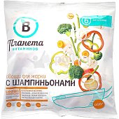 Планета витаминов Овощи для жарки с шампиньонами 400гр
