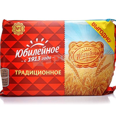 Печенье Юбилейное 224г традиционное 1/24