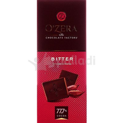 Шоколад O, Zera Bitter 90г 77,7% какао