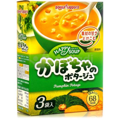 Суп-пюре Pokka Sapporo 34,5г тыквенный с сухариками 3 порции