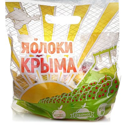 Яблоки Крымские 1,15кг пакет
