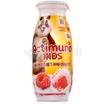 Напиток кисломолочный Actimuno 95г малиновое мороженое Danone